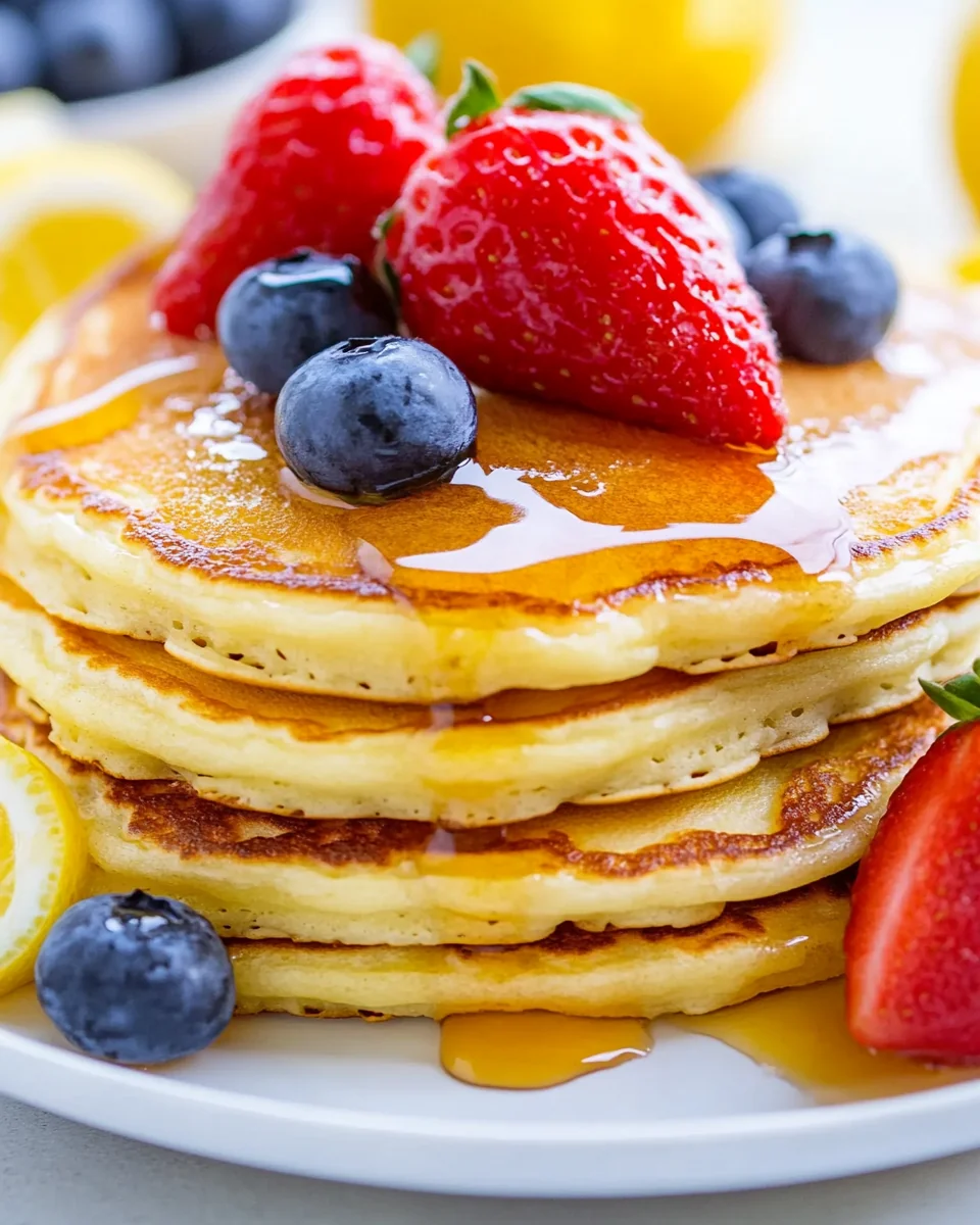 Fluffy Lemon Ricotta Pancakes That Are Light and Delicious - additional image
