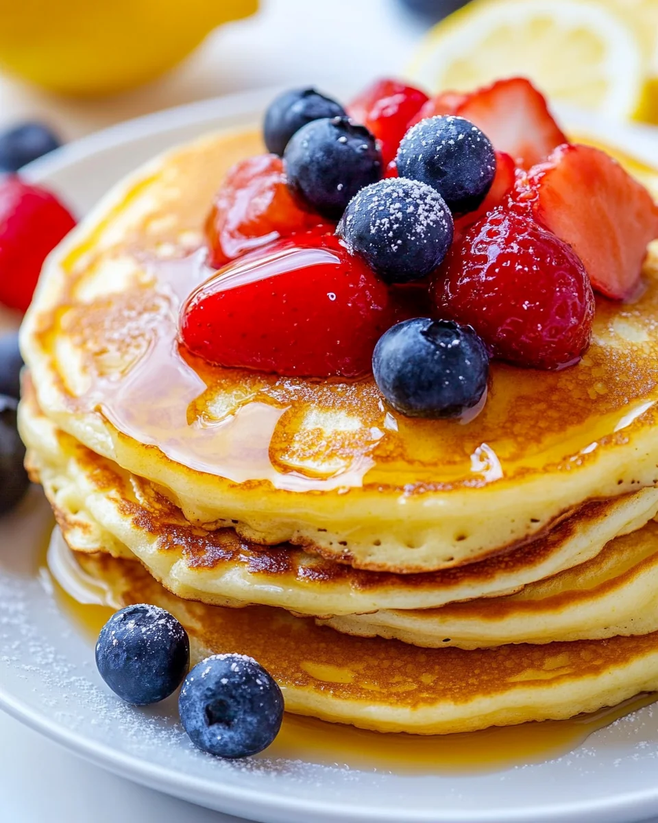 Fluffy Lemon Ricotta Pancakes That Are Light and Delicious - additional image