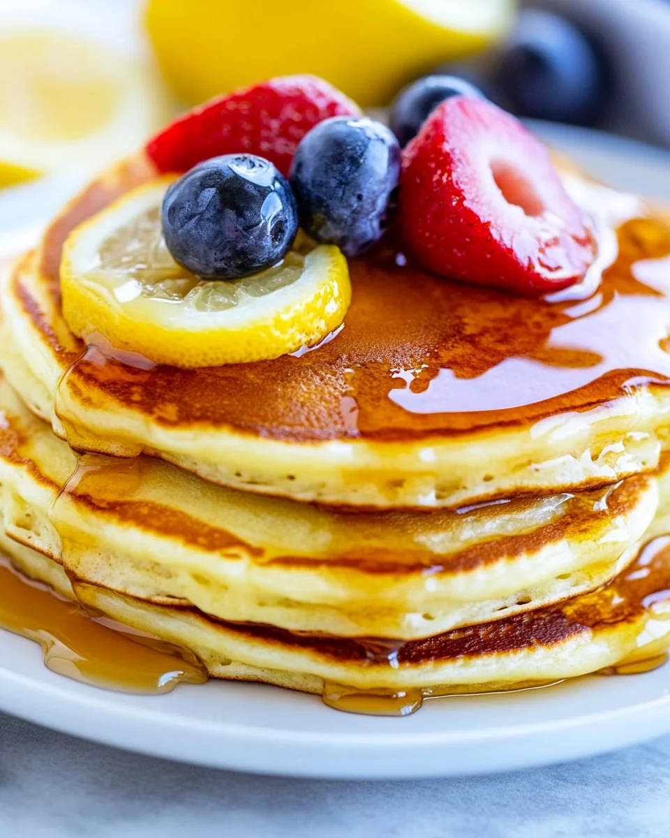 Fluffy Lemon Ricotta Pancakes That Are Light and Delicious - additional image