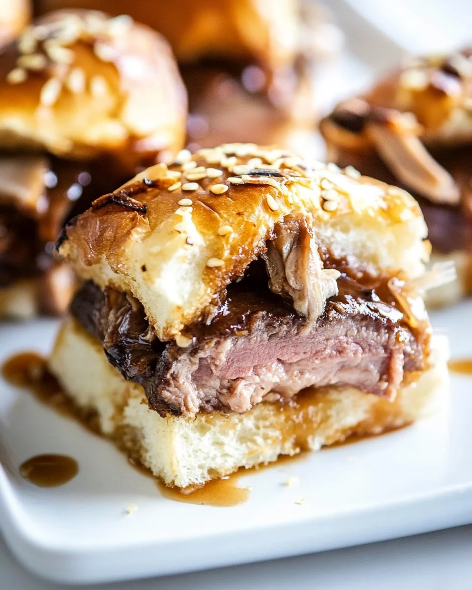 Savory French Dip Sliders For A Cozy Night - additional image