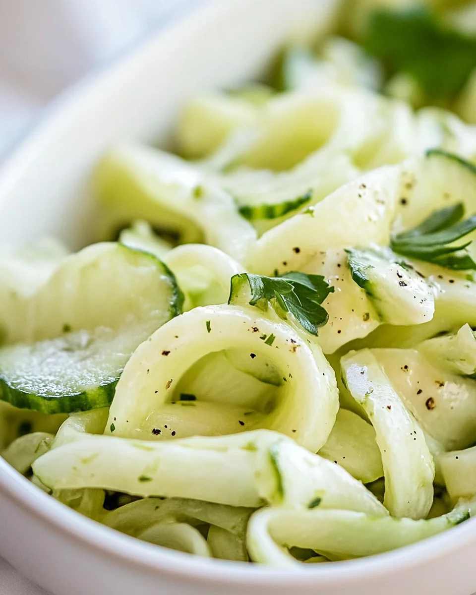 Simple German Cucumber Salad - additional image