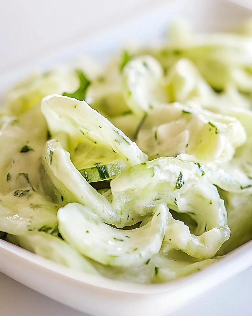 Simple German Cucumber Salad - additional image