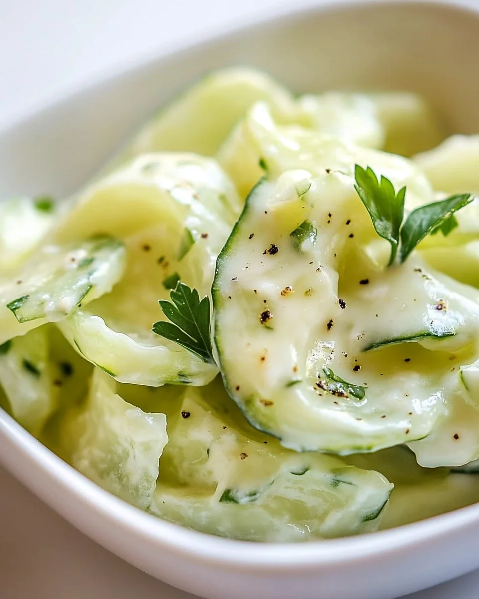 Simple German Cucumber Salad - additional image