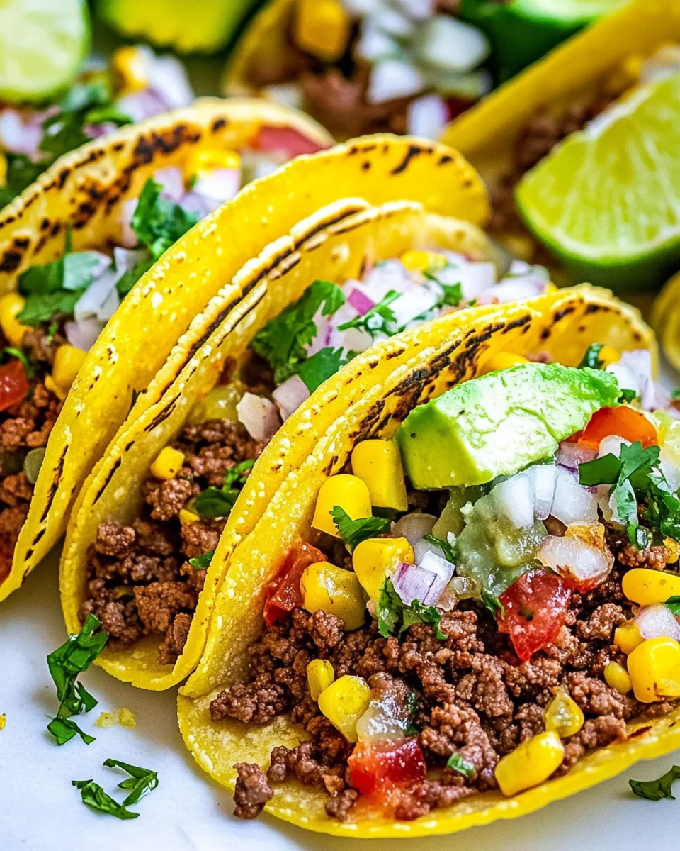 Simple Homemade Beef Tacos - additional image