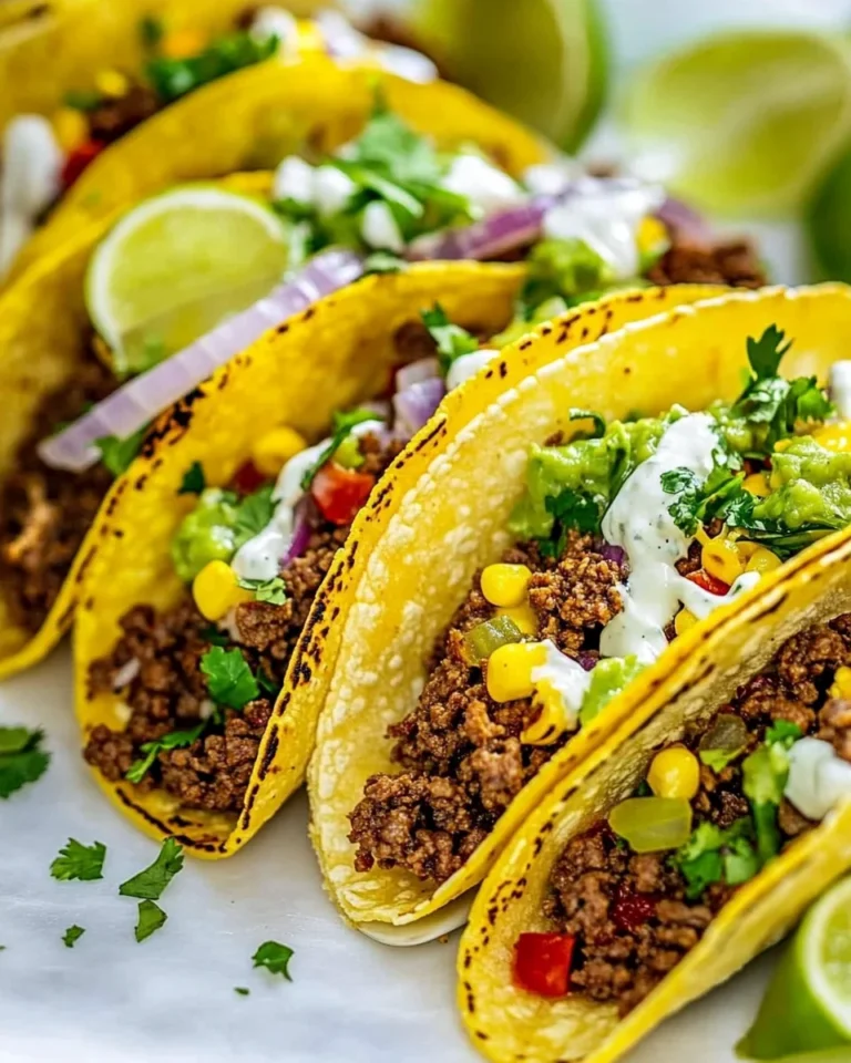Simple Homemade Beef Tacos