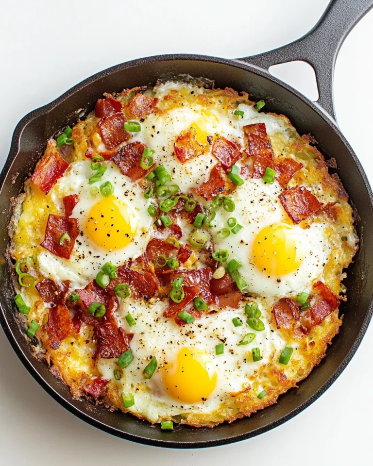 Simple Hash Brown Breakfast Skillet