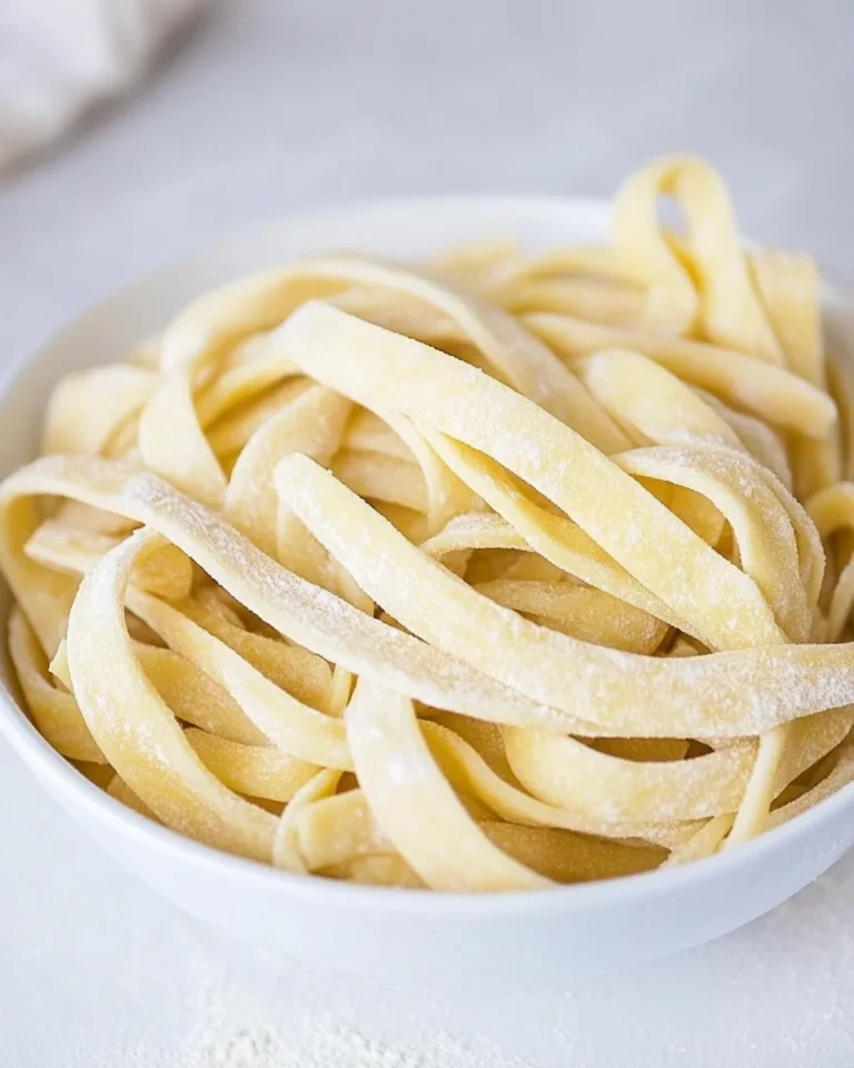 Simple Homemade Egg Noodles