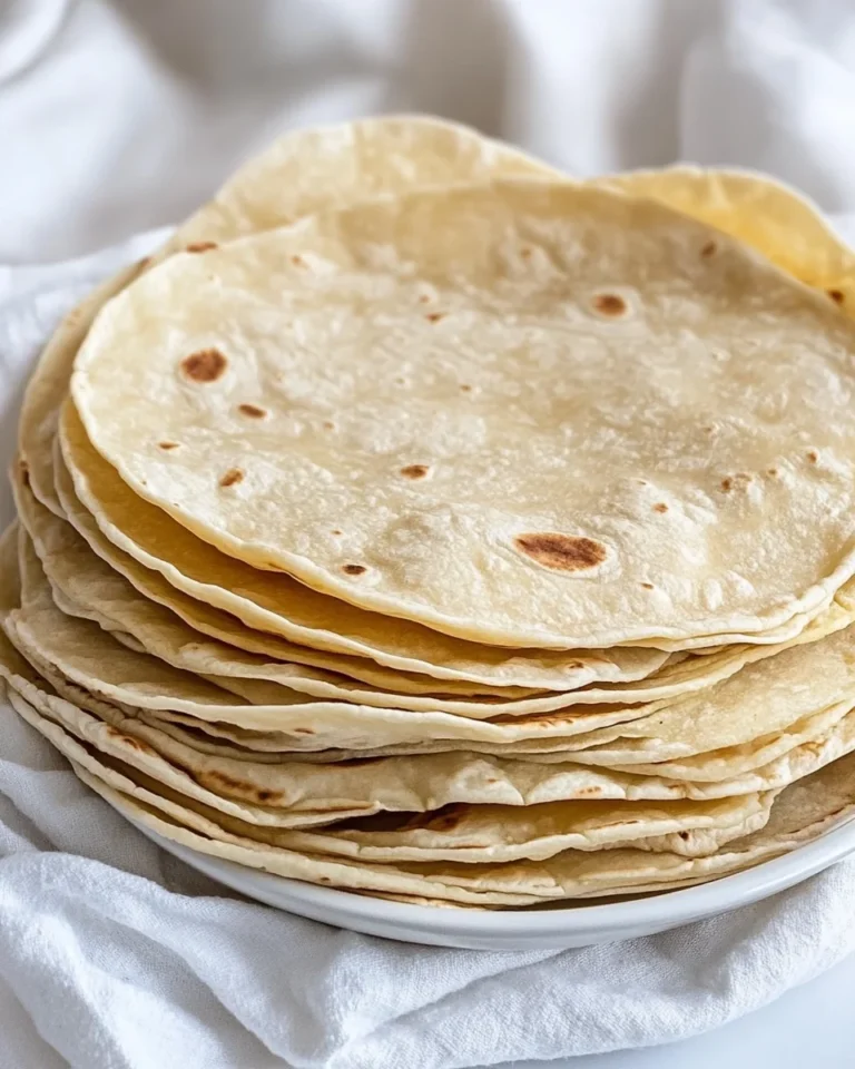 Simple Homemade Flour Tortillas