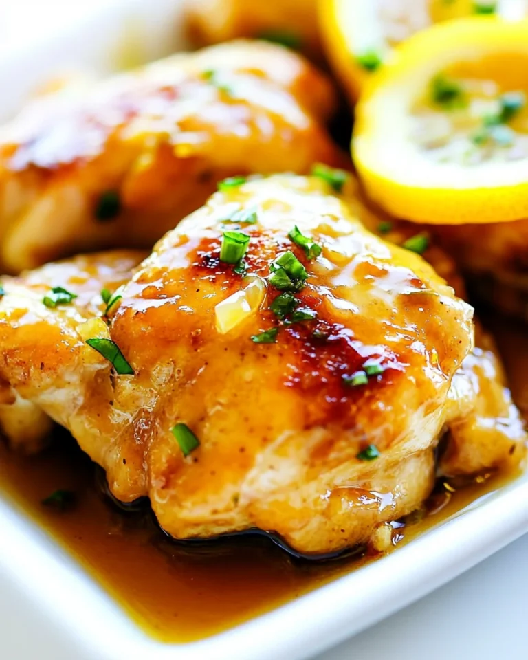 Honey Lemon Garlic Chicken Recipe: Simple and Delicious