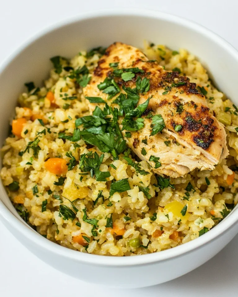 Simple Instant Pot Chicken and Rice Recipe