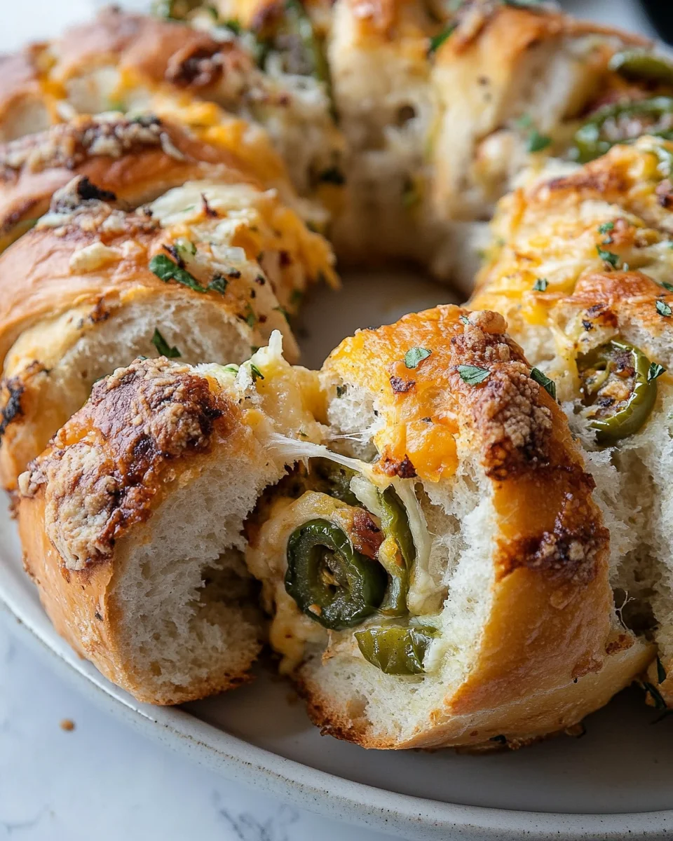 Delicious Jalapeno Popper Pull Apart Bread Recipe - additional image