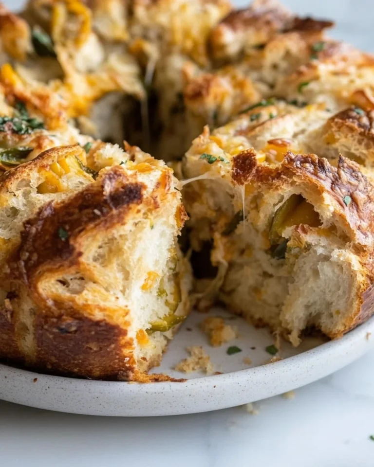 Delicious Jalapeno Popper Pull Apart Bread Recipe