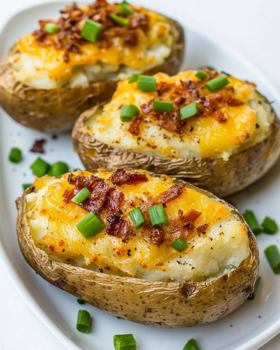 Savory Jalapeno Popper Twice Baked Potatoes - additional image