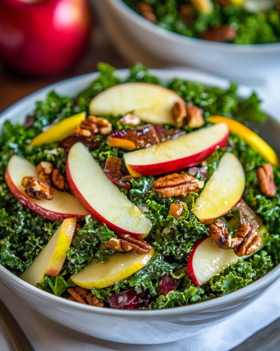 Fresh Kale Apple Salad Recipe - additional image