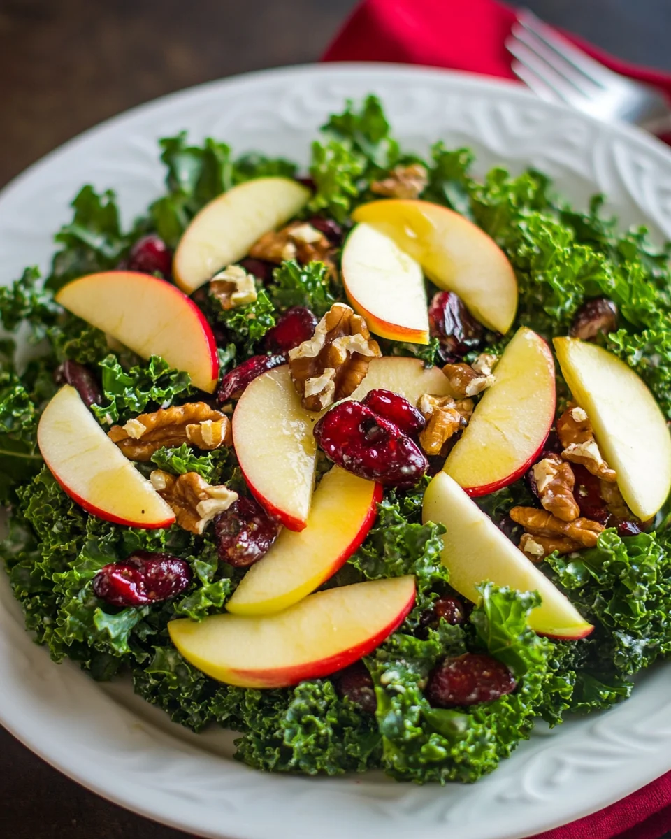 Fresh Kale Apple Salad Recipe - additional image
