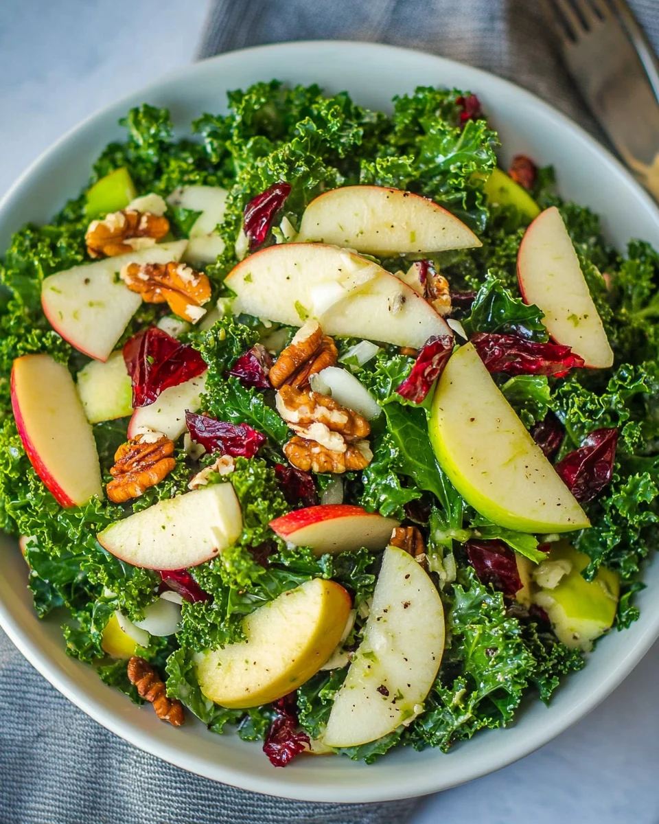 Fresh Kale Apple Salad Recipe - additional image