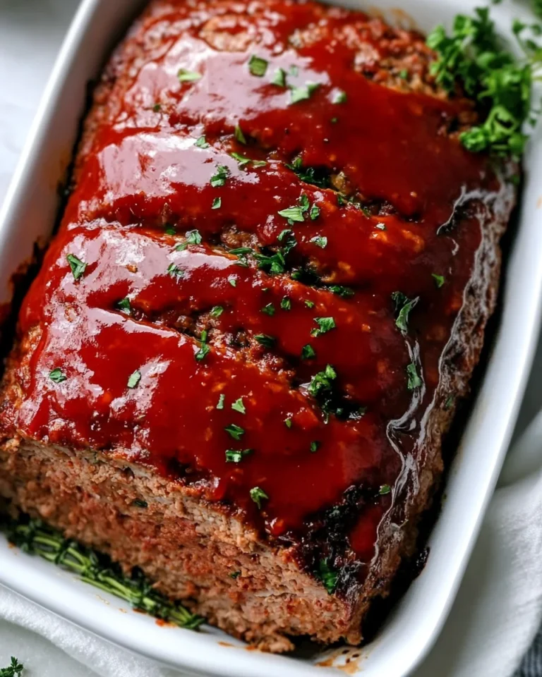 Perfect Homemade Meatloaf Recipe