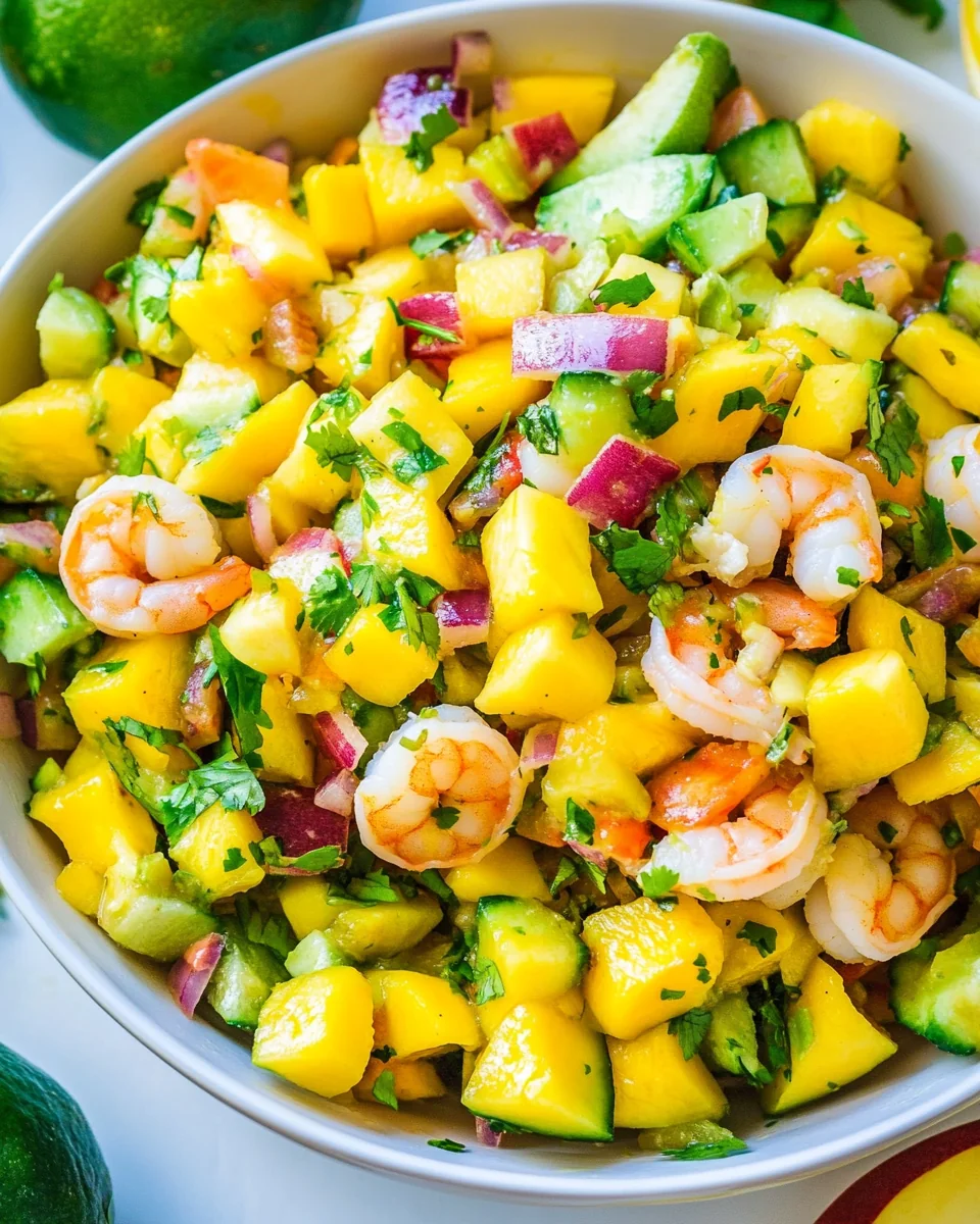 Fresh Mango Shrimp Salsa Recipe