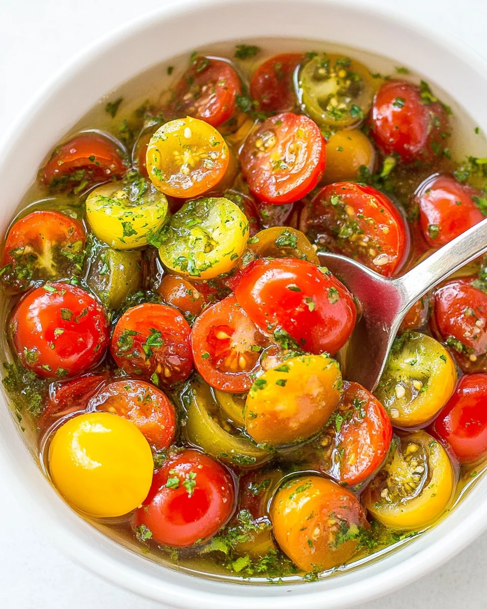Simple Marinated Cherry Tomatoes Recipe - additional image