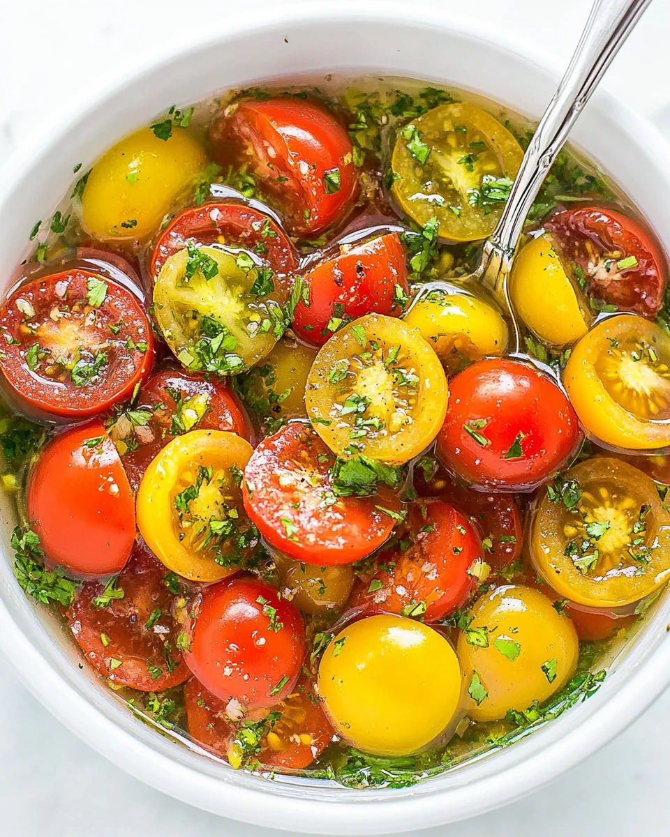 Simple Marinated Cherry Tomatoes Recipe - additional image