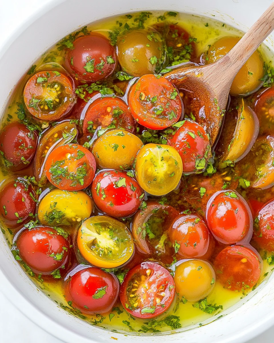 Simple Marinated Cherry Tomatoes Recipe - additional image