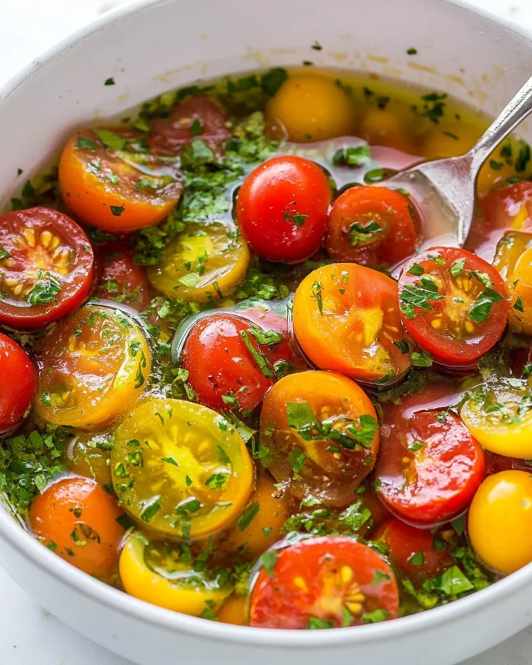 Simple Marinated Cherry Tomatoes Recipe