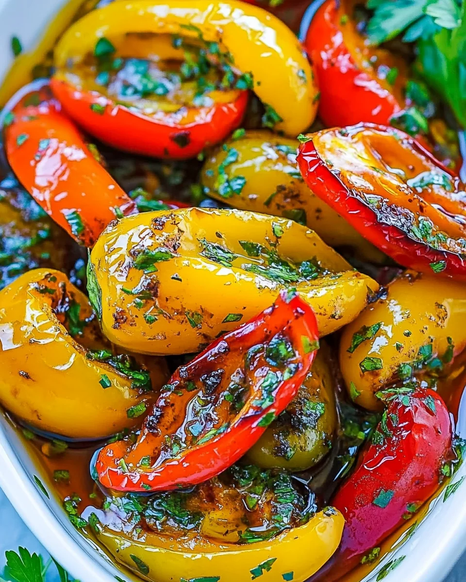 Fresh Marinated Mini Sweet Peppers Recipe - additional image