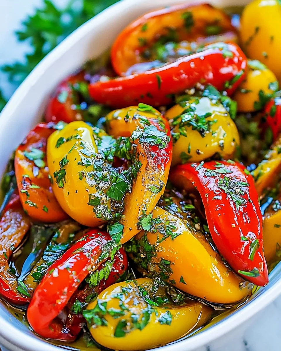 Fresh Marinated Mini Sweet Peppers Recipe - additional image