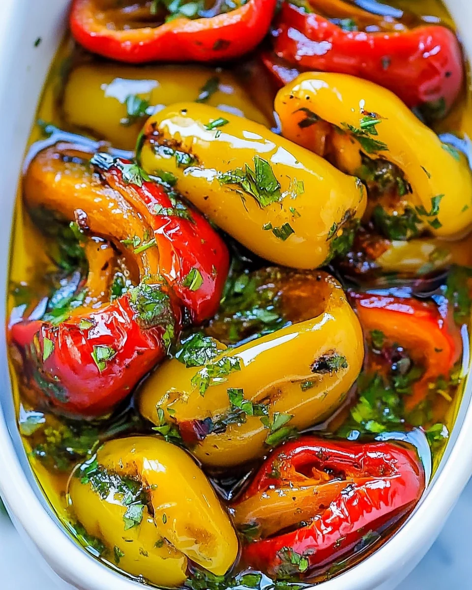 Fresh Marinated Mini Sweet Peppers Recipe - additional image