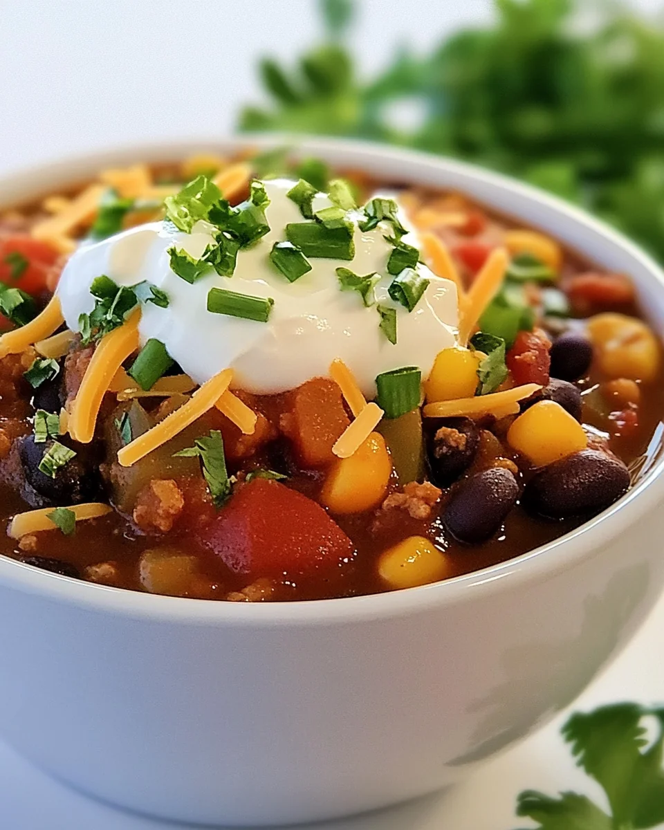 Classic Homemade Meatless Chili - additional image