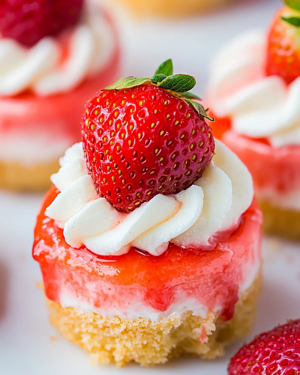 Delicious Mini Strawberry Cheesecakes Recipe - additional image