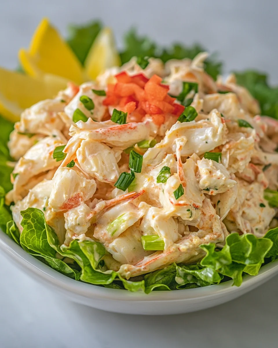Fresh Minnesota Crab Louie Salad With Homemade Dressing - additional image
