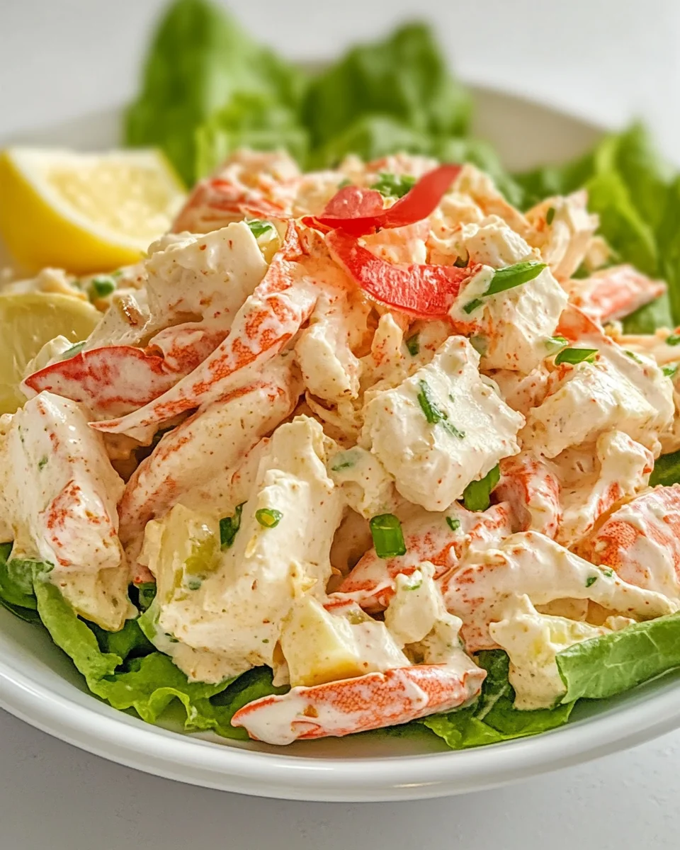 Fresh Minnesota Crab Louie Salad With Homemade Dressing - additional image