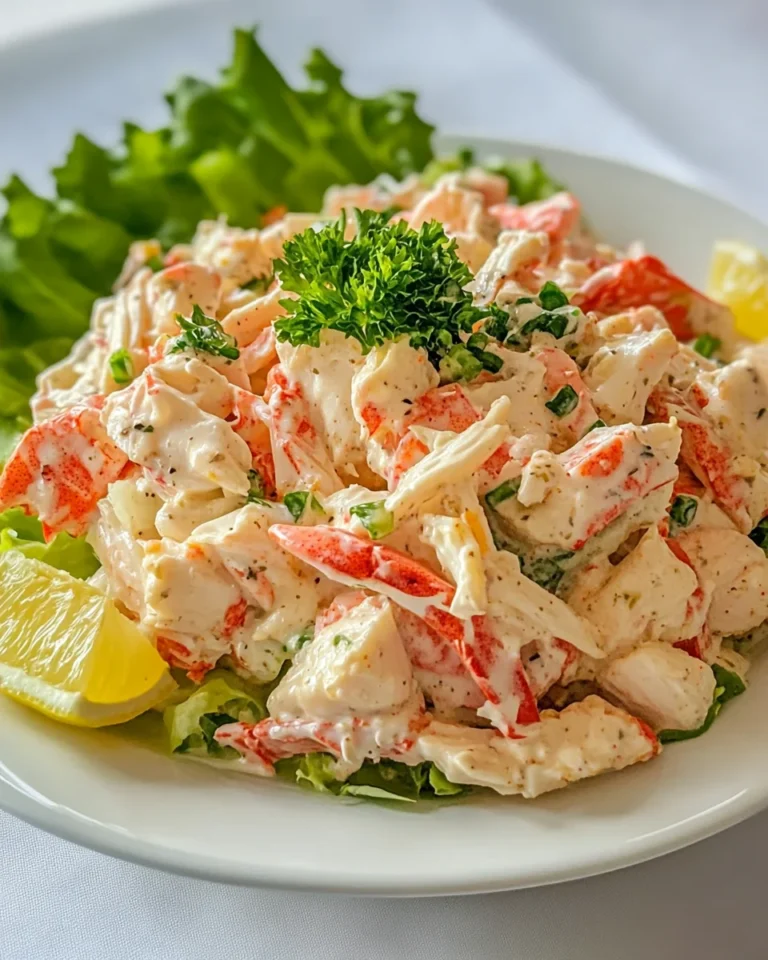 Fresh Minnesota Crab Louie Salad With Homemade Dressing