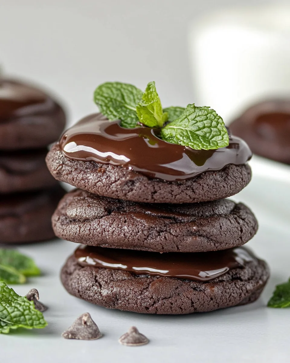 Classic Mint Chocolate Cookies - additional image