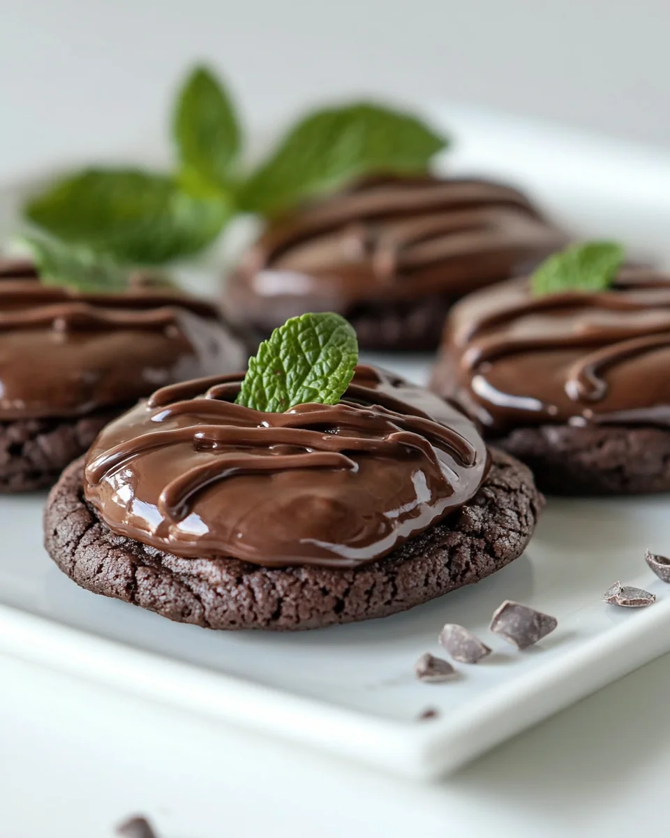 Classic Mint Chocolate Cookies - additional image