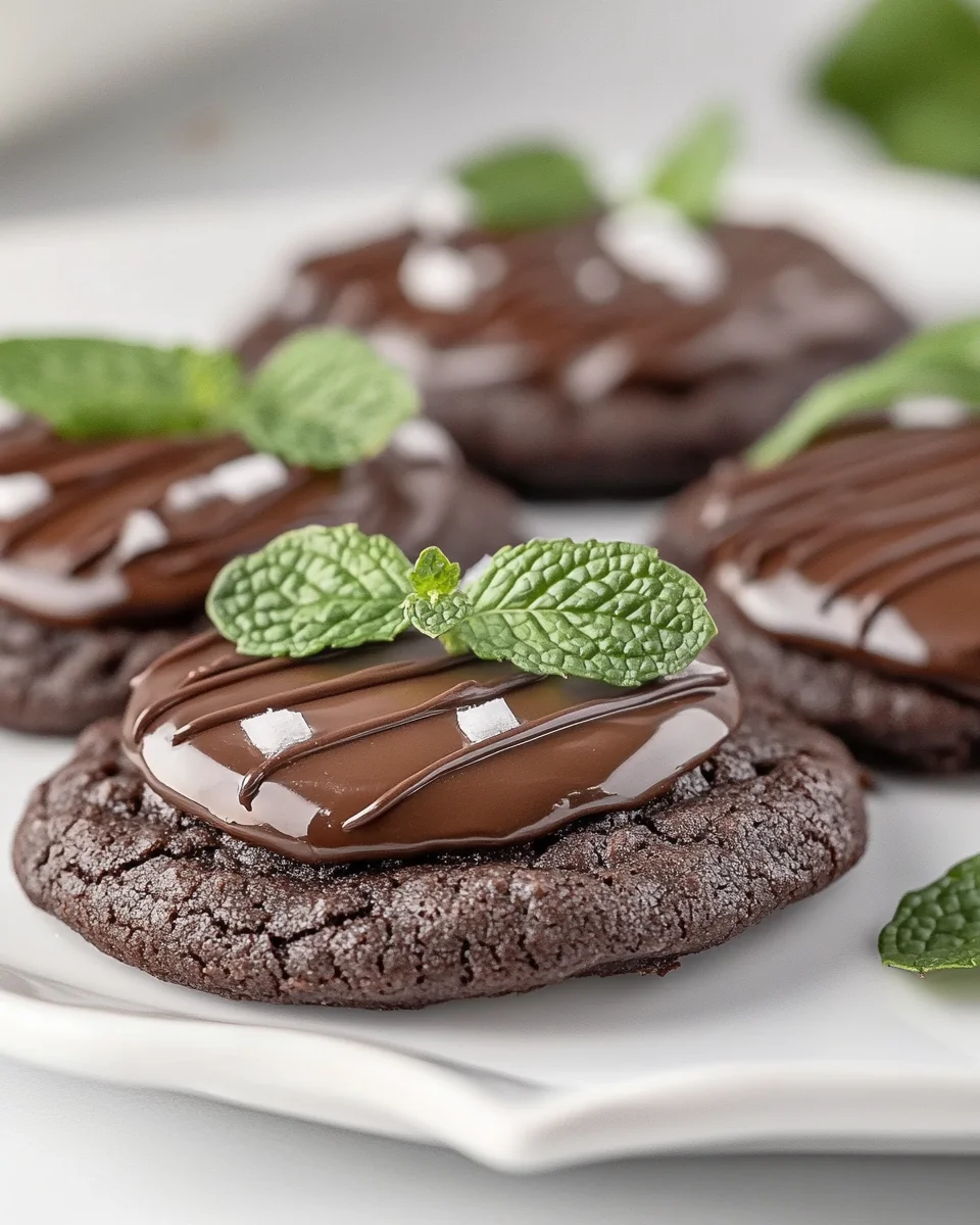 Classic Mint Chocolate Cookies - additional image