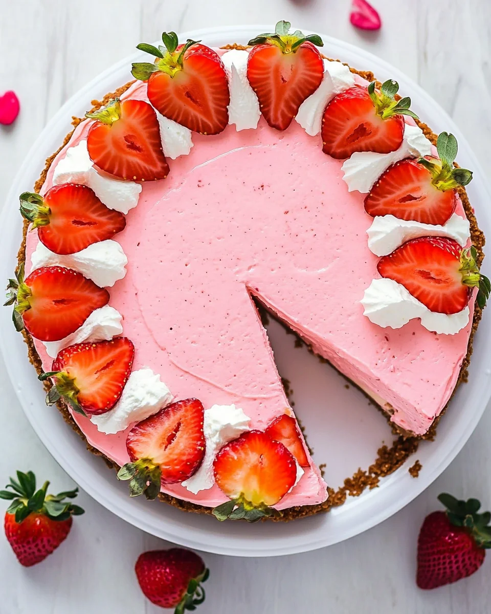 Delicious No-Bake Strawberry Cheesecake Recipe - additional image