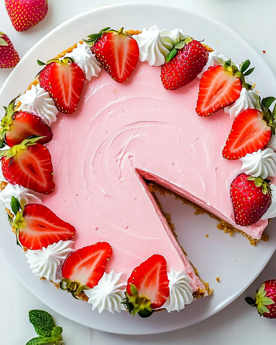 Delicious No-Bake Strawberry Cheesecake Recipe - additional image