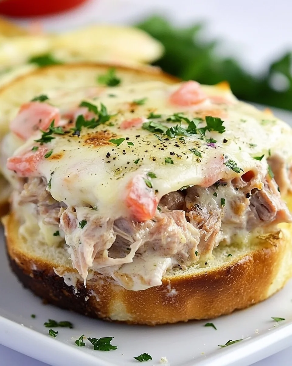 Simple Open-Faced Tuna Melt - additional image