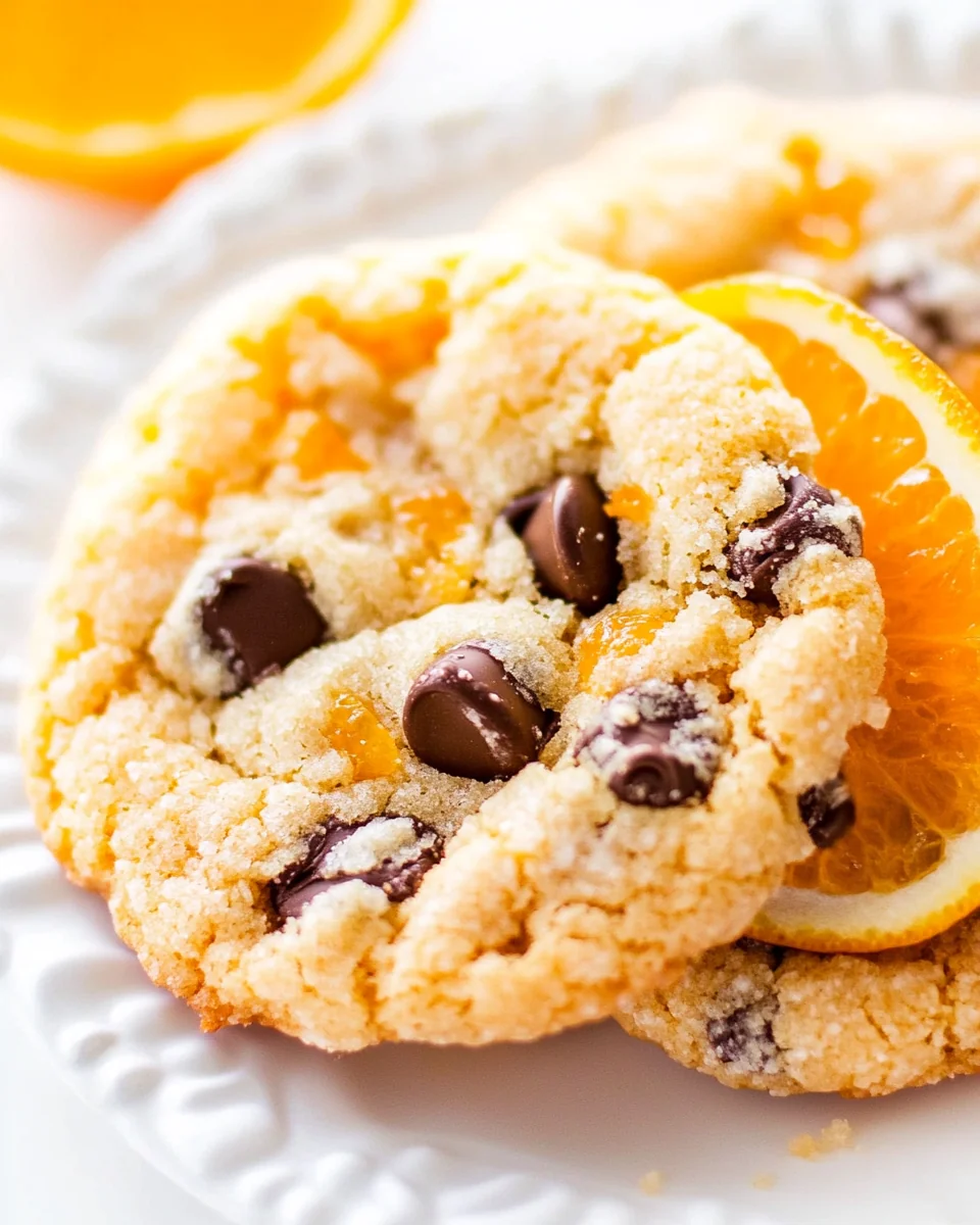Fresh Orange Chocolate Chip Cookies - additional image