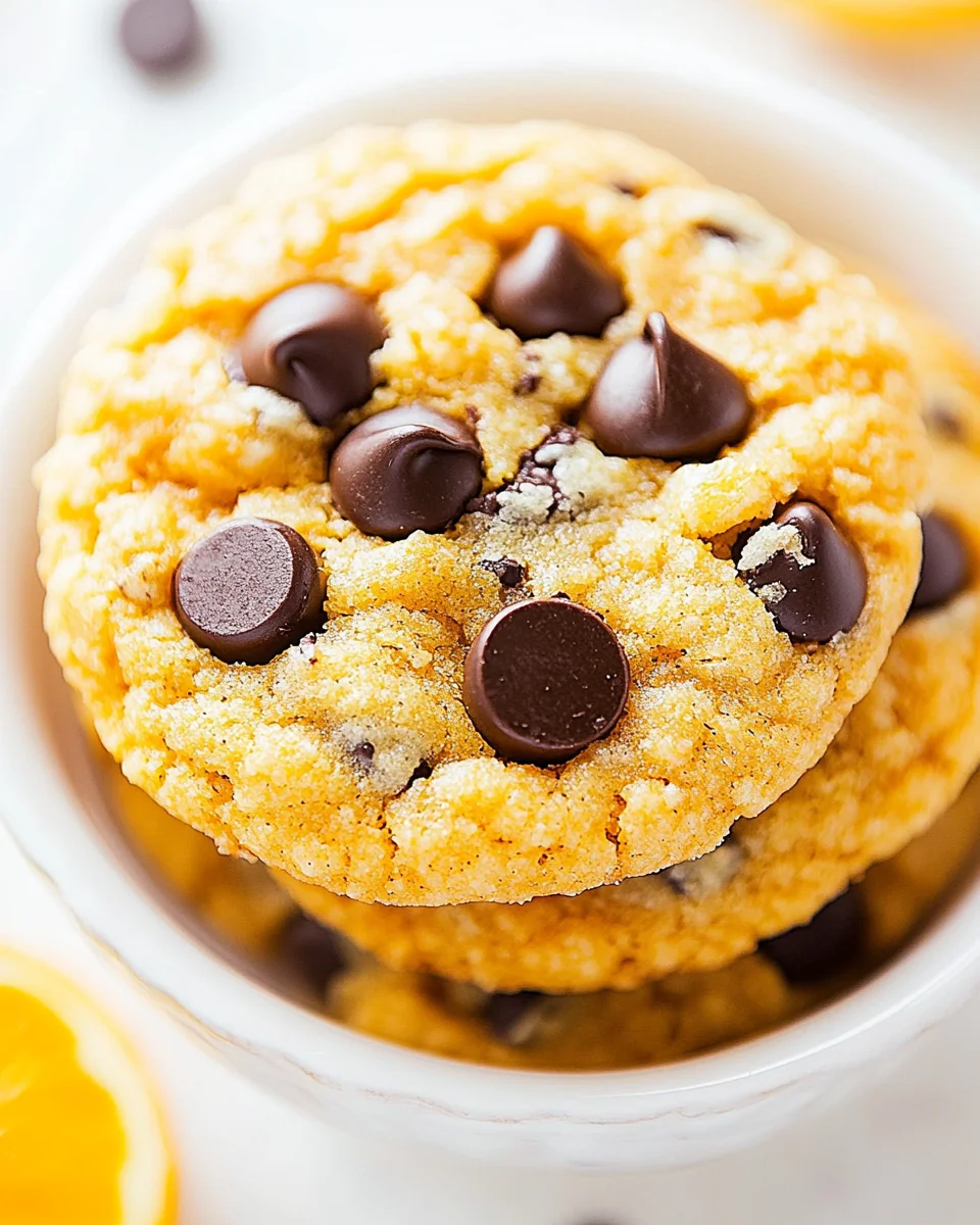 Fresh Orange Chocolate Chip Cookies - additional image