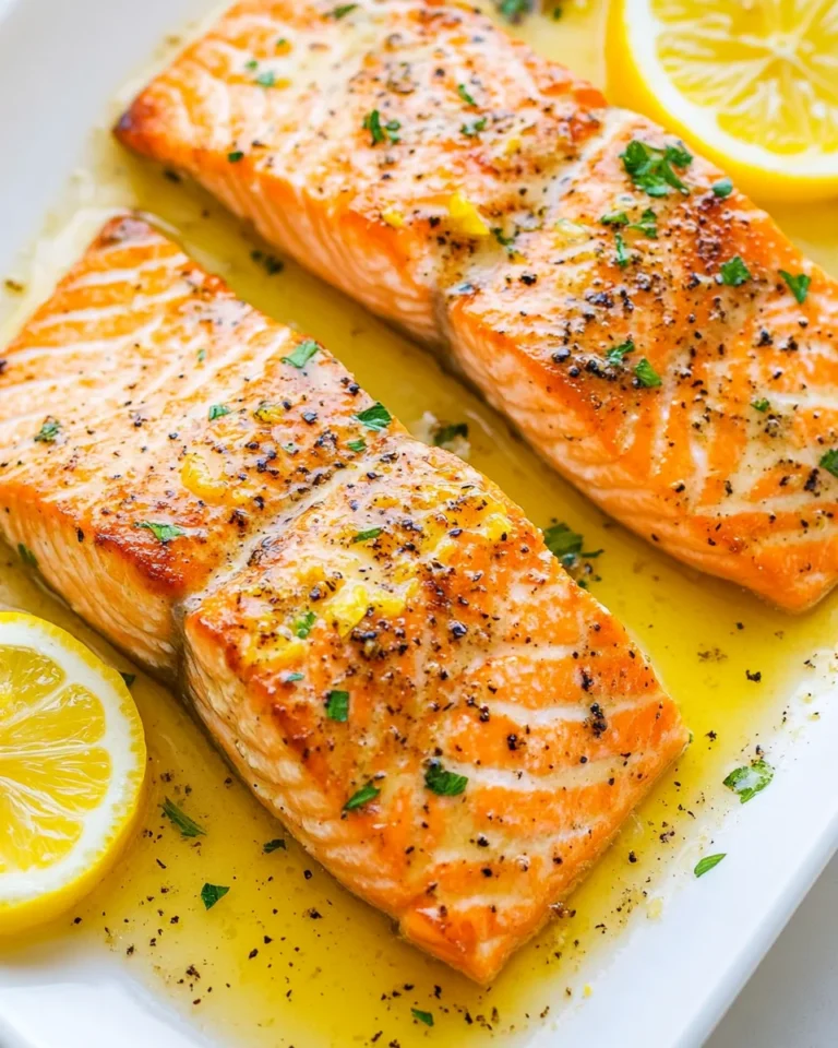 Pan-Seared Salmon With Fresh Lemon Butter
