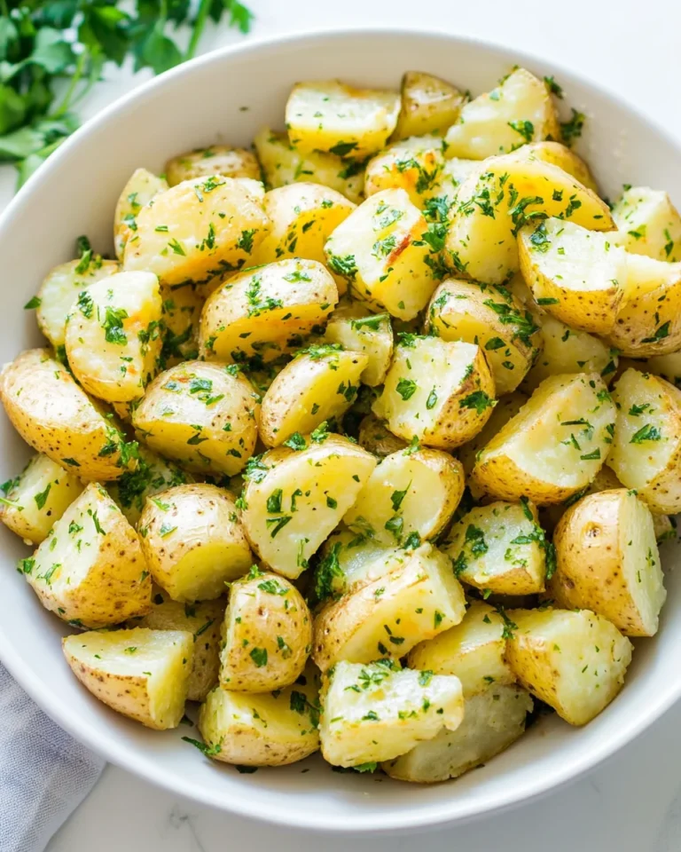 Simple Herb-Crusted Parsley Potatoes