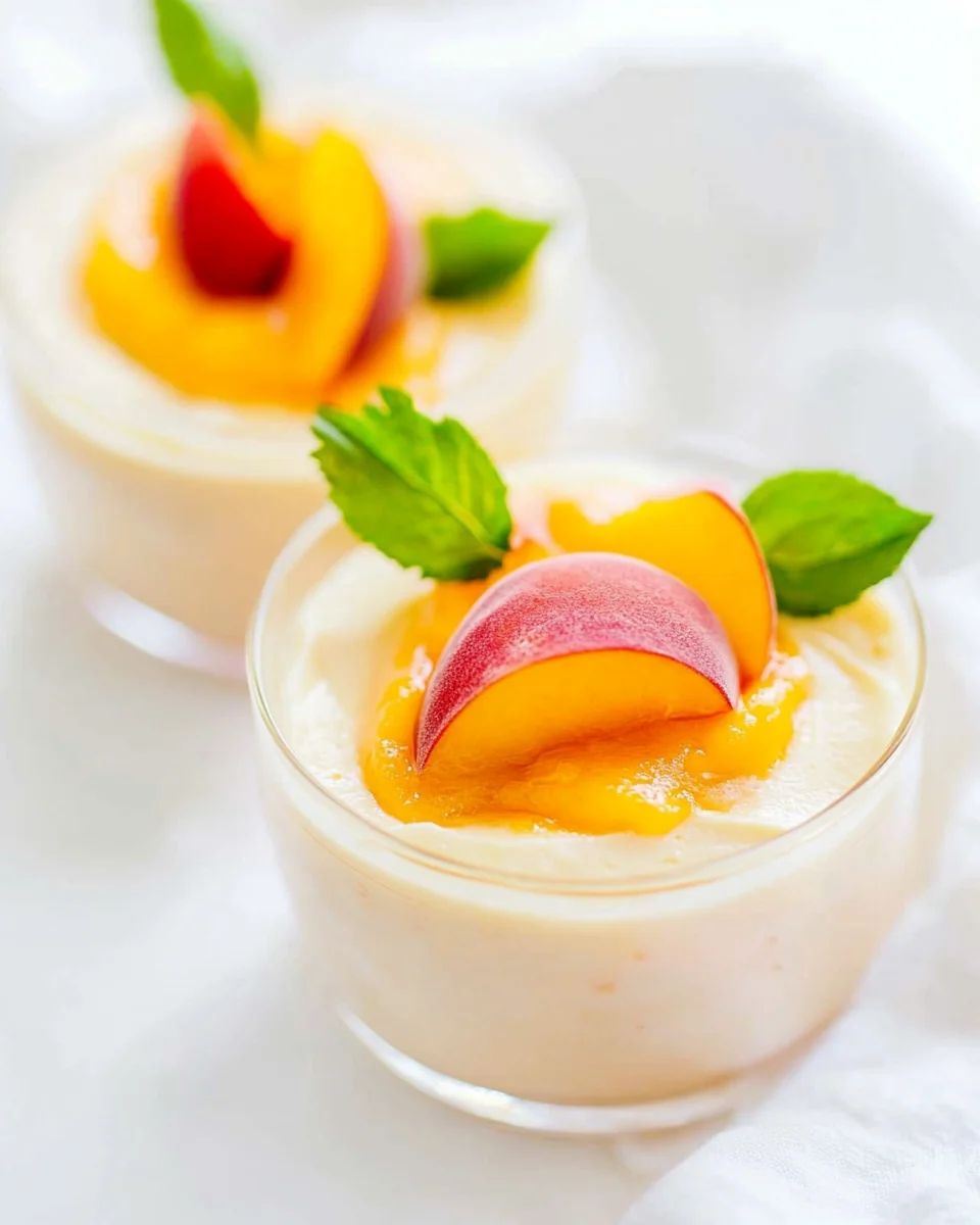 Delicious Homemade Peach Mousse Recipe - additional image