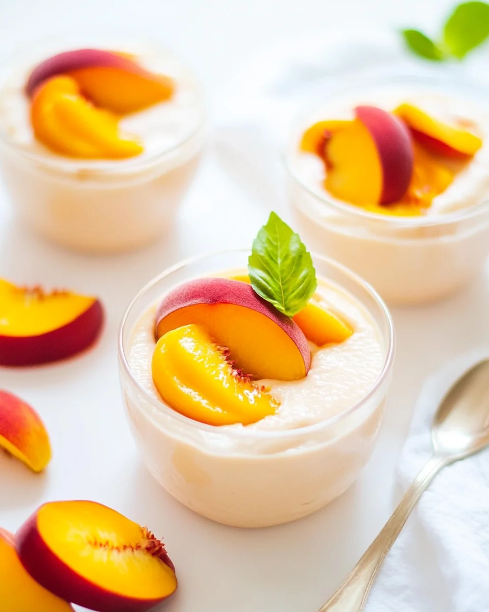 Delicious Homemade Peach Mousse Recipe - additional image