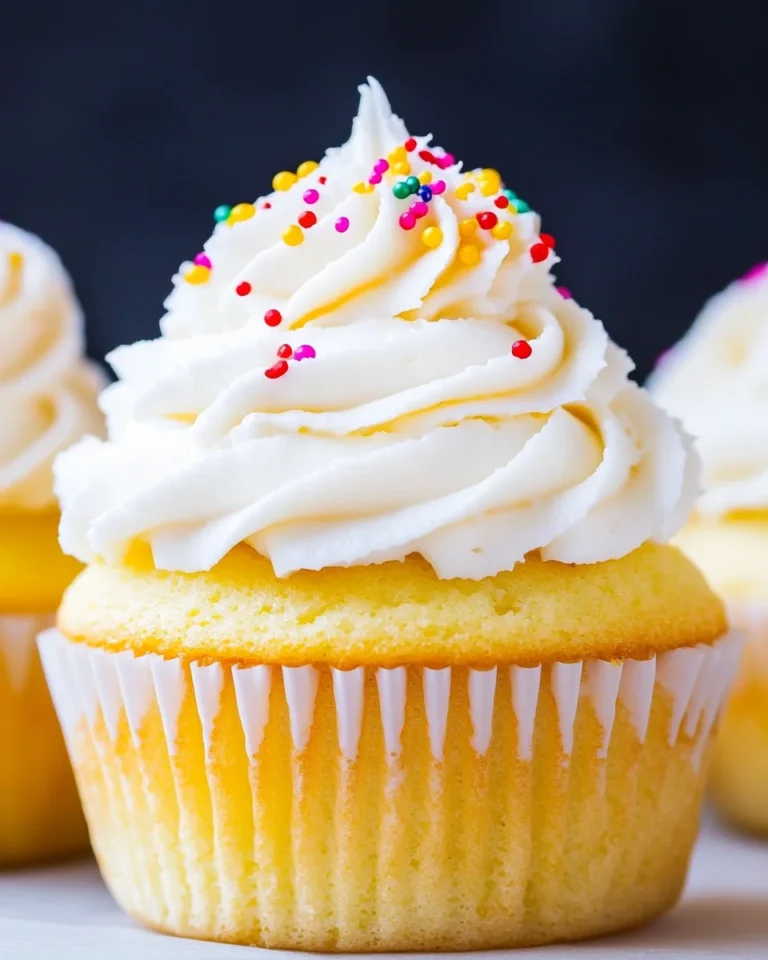 Delicious Homemade Vanilla Cupcake Recipe