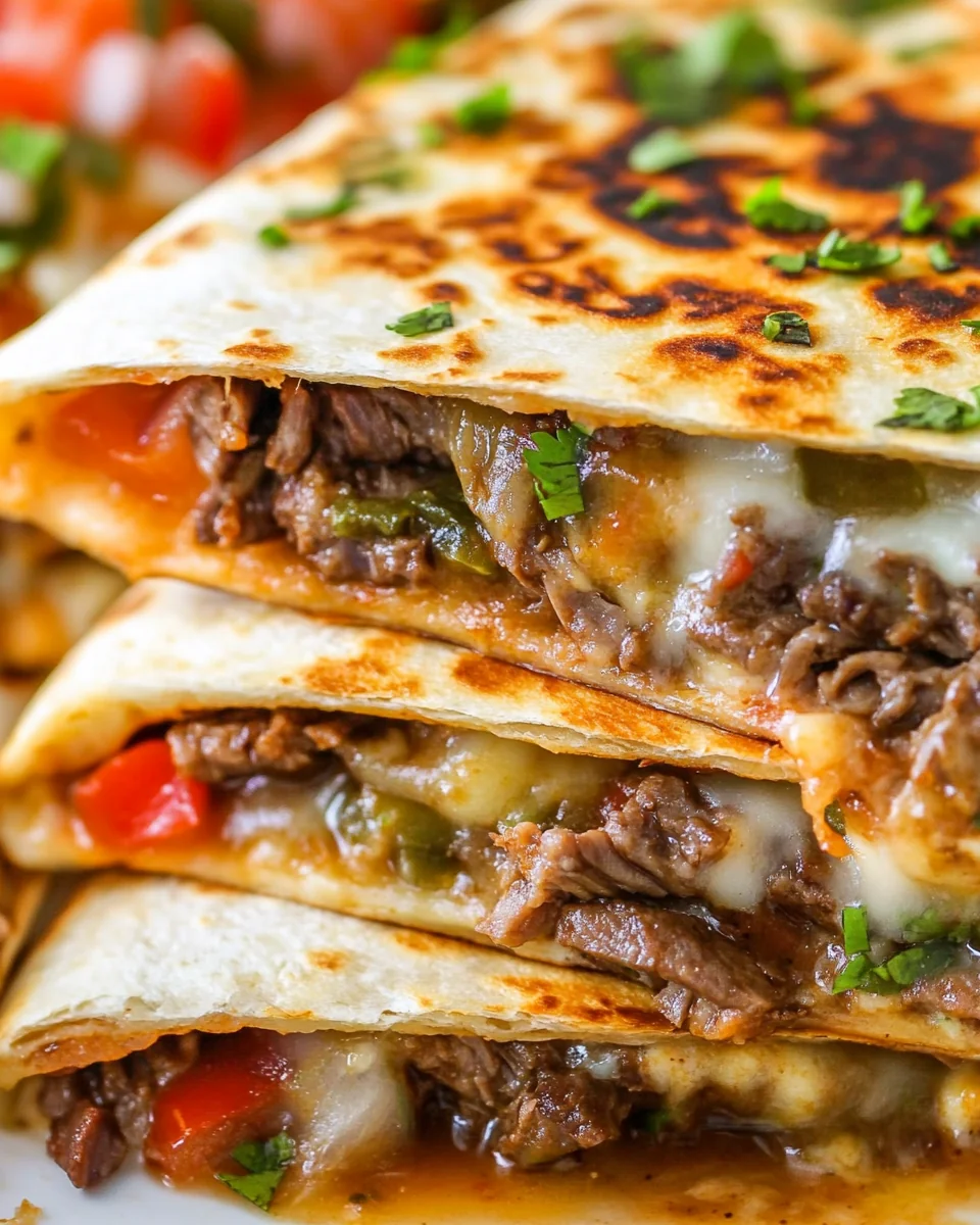 Homemade Philly Cheesesteak Quesadilla Recipe - additional image