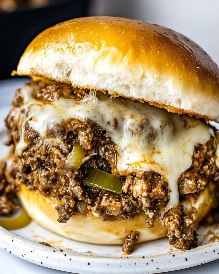 Simple Philly Cheesesteak Sloppy Joes Recipe