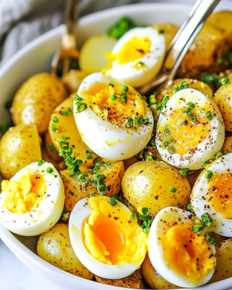 Savory Potato Salad With 7-Minute Eggs And Mustard Vinaigrette